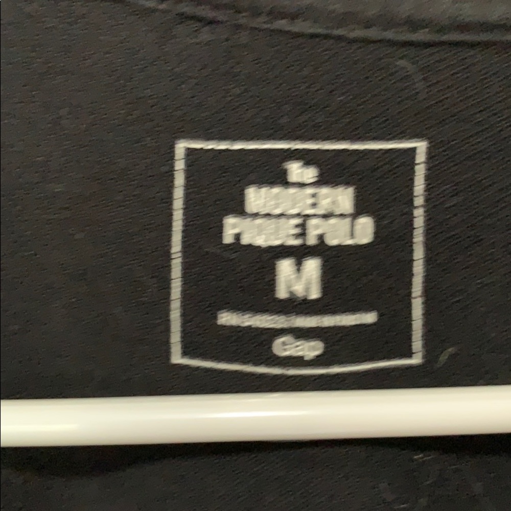 Medium Black GAP Polo Shirt - Picture 4 of 8